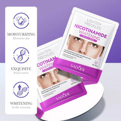 Sadoer Nicotinamide Whitening Freckle Moisturizing Facial Sheet Mask - 25g