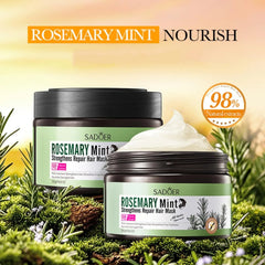 Sadoer Rosemary Mint Strengthens Repair Hair Mask - 250g