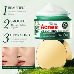 Sadoer Tea Tree Acnes Oil Control Face Cream - 50g