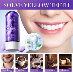Sadoer V34 Remove Yellow Teeth stains Whitening Toothpaste Tablet - 30 tablets