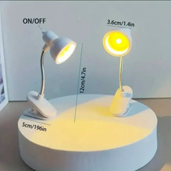 Mini LED Study Book Reading Light with Clip