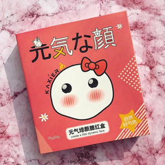 3 Colors Kaxier Blush Palette With Brush (original made in korea )