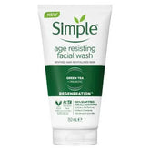 Simple Regeneration (Age Resisting) Facial Wash – Green Tea + Prebiotic - 150ml