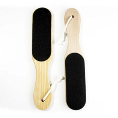 Small Wood Body Foot Scrubber