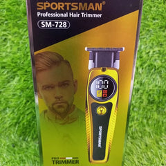 Sportsman SM-728 Professional Hair Clippers LED Display