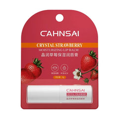 CAHNSAI Crystal Strawberry Moisturizing Lip Balm - 4g