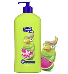 Suave Kids 3-in-1 Watermelon Wonder Shampoo, Conditioner, Body Wash - 532ml