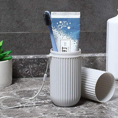 Capsule Toothbrush Holder, Travel Toiletries Storage Cup