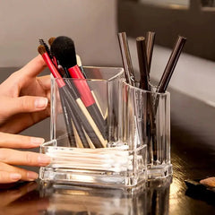Transparent Makeup Brush Bucket
