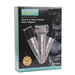 Trimmer X TM-6556 3 In 1 Electric Shaving and Machine Rechargeable Beard Trimmer