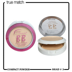 True Match BB Compact Powder Long Lasting Waterproof - Shade 3