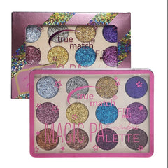 True Match Fit Me 12 Color Magic Glitter Eyeshadow Kit