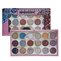True Match Fit Me 18 Color Magic Glitter Eyeshadow Kit