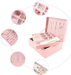 PU Leather Jewellery Box with Lock