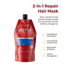 KORMESIC BOTOX Keratin Hair Mask 2-in-1 Repair Treatment - 350g