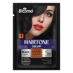 Bloomo Hairtone 3-in-1 Hair Color Shampoo Sachet - Each