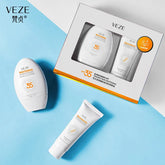 VEZE Pack Of 2 SPF35 Glowing Sunscreen Kit - 45ml+40g