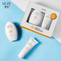 VEZE Pack Of 2 SPF35 Glowing Sunscreen Kit - 45ml+40g