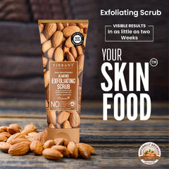 Vibrant Beauty Almond Exfoliating Scrub (200ml)