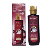 WELLICE Anti hair loss & Anti dandruff Onion & Collagen Hair Serum With Comb Head 200ml