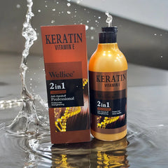 WELLICE Keratin Vitamin E 2-in-1 Shampoo 520ml