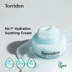 Torriden - DIVE-IN Low Molecular Hyaluronic Acid Soothing Cream - 100ml
