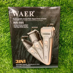 Waer Rechargeable 3 in 1 Hair Trimmer