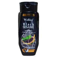 Wellice Black Sesame Shampoo Shiny Formula - 400ml