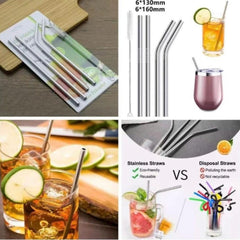 Steel Straw - Pack of 5