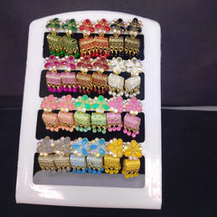 Elegant Traditional Jhumka Earrings Set