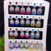 Elegant Traditional Jhumka Earrings Set