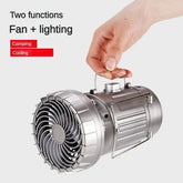 Multifunctional Camping Fan & Light - Solar Charge