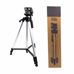 330A Professional Aluminum Tripod Stand with Mobile Holder