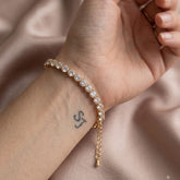Gold-Tone Tennis Bracelet