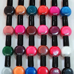 New 24 Pcs Nail Polish Peel Off