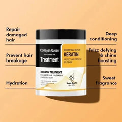 Original Collagen Queen Keratin Hair Treatment Mask Yellow - 500ml