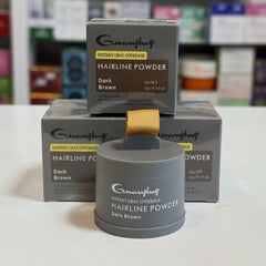 Guanjing Instant Gray Coverage Hairline Powder – Black and Dark Brown (4g)