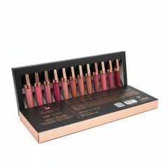 Beauty Genic Stay Matte Aqua Rage Lip Gloss Pack of 12