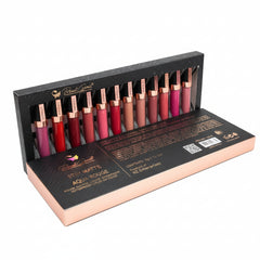 Beauty Genic Stay Matte Aqua Rage Lip Gloss Pack of 12