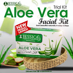 Jessica Aloe Vera Facial Trial Pack - 6 Steps