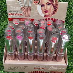 Naked 7 Slim Lipstick – Ultra-Matte, Long-Wear Lip Color in a Sleek, Slim Bullet