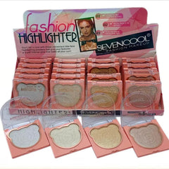 SEVENCOOL Bear Embossed Fashion Highlighter – Radiant Glow Finish