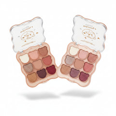 MSYAHO Cute Bear Eyeshadow Palette - 9 Colors