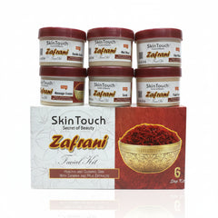 Skin Touch Zafrani Facial Kit – 6-Step Radiant Skin Care Set - 50ml Each
