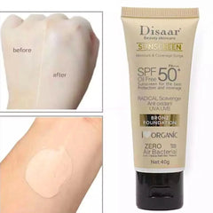 Disaar Sunscreen Bronz Foundation SPF 50 Oil-Free – 40g