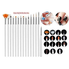 15 Pcs Nail Art Drawing Liner Brush Kit