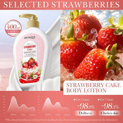Bioaqua Fragrance Strawberry Cake Nourishing Body Lotion – 400 ml