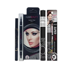 BOB Super Curl Mascara & HUXIA Beauty Eyeliner + Seal 2-in-1 Set