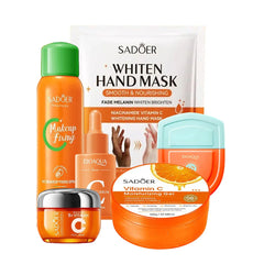 Pack of 06 Sadoer & Bioaqua Vitamin C 6 in 1 Skincare Combo