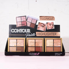 Huda Moji Contour Highlighter Palette – Sculpt, Glow & Define